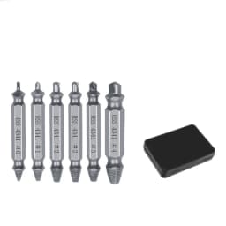 Damaged Screw Extractor Drill Bits Guide Set Broken Speed Out Easy Out Bolt Stud Stripped Screw Remover Tool