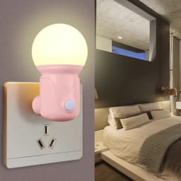 Bedside Lamp Night Light EU US Plug LED Night Light AC220V Bedroom Lamp Gift for Children Cute Night Lamp for Corridor WC
