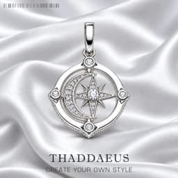 Moveable Star And Moon Pendant Brand New Fine Jewelry Accessories 925 Sterling Silver Vintage Gift For Woman