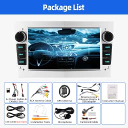 ESSGOO Wireless Carplay Android 15 Car Radio for Opel Astra H G J Antara Vectra C B Vivaro Corsa C D Zafira B Multimedia Player