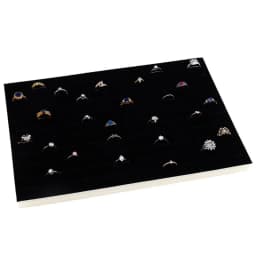 Rings for Jewelry Display and Cases Retail Travel 100 Slot Foam Insert Earring Holder for Drawers Inserts