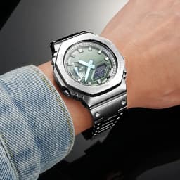 GM2100 Upgrade Steel Case& Strap Mod Kit For Casio 5611 GM-2100 GBM-2100 Modified watch band Metal bezel replace parts Accessori