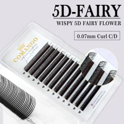CoMango Premium 5D Flower Fairy Flora Lashes Premade Fans Individual Lashes Extension Soft Natural Makeup Wholesale Supplier