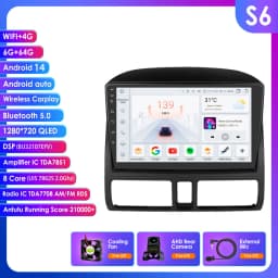 Car Intelligent Systems Carplay Android Auto Radio for Honda CR-V 2 CRV 2001-2006 AutoRadio Car Multimedia Player GPS Stereo DSP
