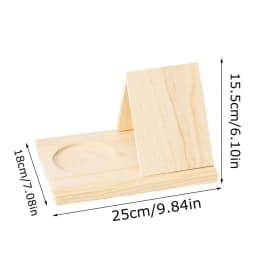 Portable Reading Stand Books Stand Book Rest Shelf Wooden Triangle Book Holder Bookshelf for Tablet Bookcase Organizer