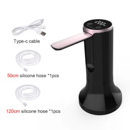Electric Water Gallon Bottle Pump Automatic Folding Water Dispenser Pump 19 Liters Rechargeable Foldable Desk Water Bottle Pump