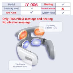 Smart Back Neck Massager TENS Pulse Shoulder Neck Massage Cervical Heating Relieve Pain Muscle Body Care