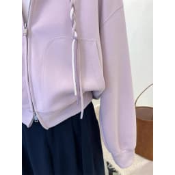 Braided Drawstring Cropped Zip Up Women's Hoodies Solid Color Long Sleeve Sweatshirt Spring Autumn Casual Jacket with Pockets