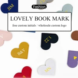 Personalize Initials Corner Bookmark Library Reader DIY Name Logo Book Page Marker Lovely Popular Custom Small Gift For Students