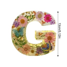 Dry Flower Letter Lamp Luminous Alphabet LED Light Decororation Night Light for Home Wedding Birthday Christmas Party Decoration