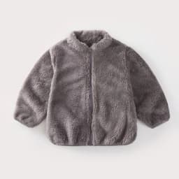 Baby Double Sided Fleece Jacket Spring Autumn Winter Warm Solid Color Versatile Top Inner Outer Wear For Toddler Boys Girls
