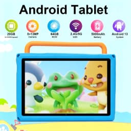 KOOMDIGI 10.1 Inch Android 4G LTE Tablet PC MTK6755 Octa Core 20GB RAM (4GB+16GBExpand) 64GB ROM 1280×800 IPS Display Dual Band 2.4G/5G WiFi 5000mAh 5MP+13MP Dual Camera 4G Calling