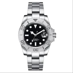 DIY Custom Automatic Watch Logo For Man High Quality NH35 Diving Mechanical Watches Sapphire Waterproof Ceramic Bezel 120 Click