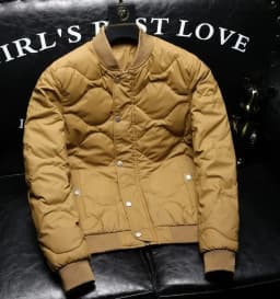 Warmth Baseball Collar Short Lightweight Men's Cotton Jacket Trendy Plaid Casual Versatile Winter Outerwear Stylish Coat