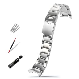 22mm Solid Stainless Steel Watchband For Tudor Black-Bay 79230 79730 Heritage Chrono Watch Strap Wrist Bracelet On No Rivet