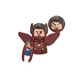 Blind Box Mini Building Blocks TV6207 Figures Big Goblin Spiderman Iron Man Venom Captain Hawk Deadpool Armor Christmas Gift Toy
