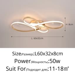 Modern Floor LED Ceiling Light Remote Control Nordic Ceiling Lamp For Living Room Bedroom Dining Room Home Indoor Lighting Decor