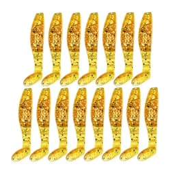15pcs Fishing Bait 5.5CM 2G T-tail Soft Bait Luya Fake Bait Soft Worm Soft Bait Single Tail Worm Fishing Lures Lure Carp Fishing