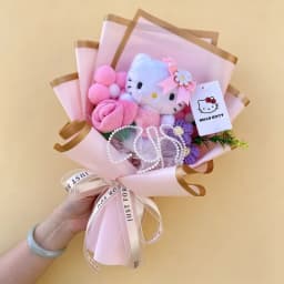 Authentic Hello Kitty Melody Kuromi Cinnamoroll Creative Sanrio Bouquets New Year Birthday Valentine Christmas Graduation Gift