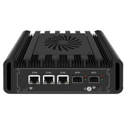 Solid Firewall PC Mini PC 2x10G SFP+ 3x2.5G LANs Intel I3 N305 N300 N150 Mini Computer DDR5 NVMe Proxmox PfSense OPNsense Server