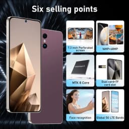 K-Touch Smartphone 5G C27 Ultra Mobile Phones Smartphone Android Cell Phone 7.3inch HD 22G+2TB 48MP 7800mAh 5G Dual SIM WIFI Unlocked Global