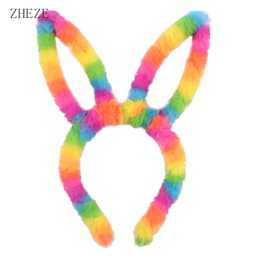 1pc Cute Plush Hair Hoop for Washing Face Skincare Kawaii  Bunny Ear Shaped Headband for Women Girls Wear Daily Hair Accessories