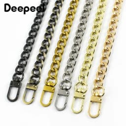 10mm Metal Chains Replacement Purse Chain Handle Shoulder Crossbody Handbag Bag Belts Straps DIY Bags Hardware Accessories