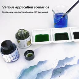 Ostrich 24 Colors 30/15ml Layered Chromatography Fountain Pen Ink Vibrant Gradient Watercolor Non Carbon Non Clogging Stationery