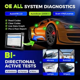 Autel Maxisys Elite II Pro Car Diagnostics Tool J2534 ECU Programming ECU Coding Motor TruSpeed CAN FD/DoIP PK MK908P Elite 2