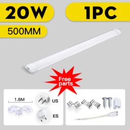 Led Closet Lamp Under Cabinet Light 110V 220V Led Tube Lamp Bar 20W Kitchen Cabinet Led Tube Indoor Lighting For Bedroom Closets