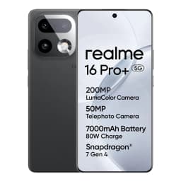 realme 16 Pro Plus 5G Smartphone 2026 New Snapdragon 7 Gen 4 200MP Camera 6.8'' AMOLED 144Hz Curved Screen 7000mAh Battery NFC