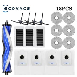 Ecovacs X5 OMNI / X5 PRO OMNI Robot Vaccum Replacement Parts Dust Bag Main Side Brush Filter Mop Accessories