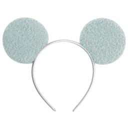 1pc Fashion Woolen Hairband Simple Solid Color Mickey Mouse Ear Headband Daily Party Theme Park Wear Women Hair Accessory