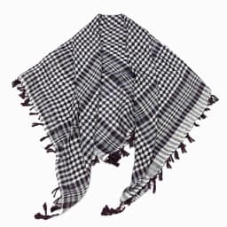 New Large Arab Shemagh Headscarf with Tassel Costume Desert Scarf Head Neck Face Wrap for Men Women