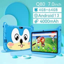 BDF Hot-selling Android 7 Inch Kids Tablet Quad Core 4GB RAM 64GB ROM Android 13 Google Learning Education Games Tablets 4000mAh