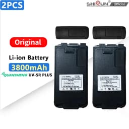 UV 5R Plus Li-ion Battery Quansheng DC 7.2V 3800mAh Battery BPK5 For UV-K6 Walkie Talkie UV K5 UV K58 Two Way Radio Rechargeable