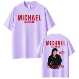 King of Pop Michael Jackson Bad Era Graphics T Shirts Men Women Fashion Classic Pop Music T-shirt Short Sleeve Oversized T Shirt