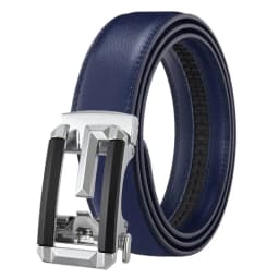 Leather Men's Women's 3.5cm Click Belt with High Quality Alloy Automatic Buckle Unisex Classic Business Belts for Jeans
