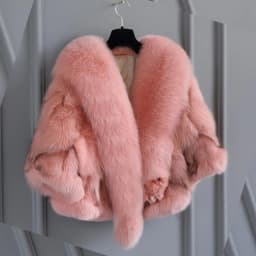 Natural Fox Fur Jacket Shawls Real Fox Fur Jacket Women Winter Natural Fur Vest Fashion Short Coat Shawl Temperament