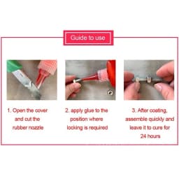 10ml Threadlocker 242 Medium Strength Threadlocker Blue Locktite Anaerobic Threadlocker Adhesive Caulk Adhesives Sealer Hardware