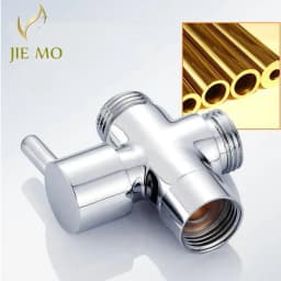 Bathroom Brass Diverter Valve 3 Way BSP 1/2' 3/4' 4/4/4 4/4/6 4/6/6 Shower Tee Adapter Adjustable Shower Head Faucet