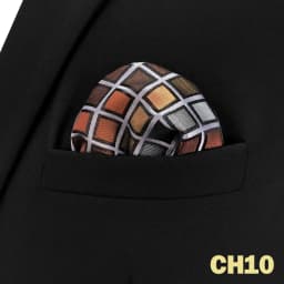 Pocket Square Handkerchief for Men Polka Dot Dots Plaid Check Checkered Suit Pocket Towel Hanky Mens Gift Wedding Business Party