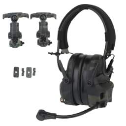 GEN 6 Tactical Headset Hunting Shooting Noise Reduction Headset for OPS Core ARC and Wendy Sport Helmet Head Mounted 2 in 1