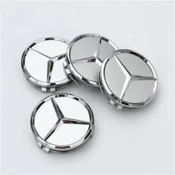 4pcs 75mm Car Wheel Center Hub Cap Emblem For Mercedes Benz B/C/E/S W204 W205 W212 W213 W221 W177 W246 GLA GLC CLA Accessories
