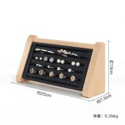 Solid Wood Ring Bracelet Display Rack Jewelry Store Specific Obliquity Display Props Necklace Holder Creative Decorations