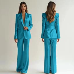 Luxury High Quality Women's Suit One Button 2 Piece Jacket Pants Female Clothing Slim Fit Smart Office Banquet Lady Blazer Set