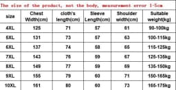 New Arrivals for Spring  Autumn Street Style Plus Size Men Color-Block Crewneck Long-Sleeve Loose Fake Two-Piece Top170kg10XL