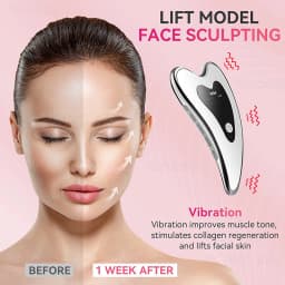 New 4 in 1 Electric Gua Sha Face Massager Vibration Facial Scraping Tools Anti Wrinkles Double Chin Skin Face Lifting Device