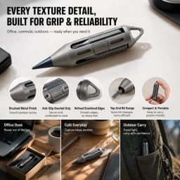 Titanium Alloy Mini Pen Screwdriver Portable Outdoor Camping Multi-functional Gear Pocket Tools EDC