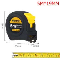 Precise Clear Steel Tape Measure Retractable 3M/5M/7.5M/10M Thickened Rubberized Woodworking Wear-resistant Tool Tape Ruler